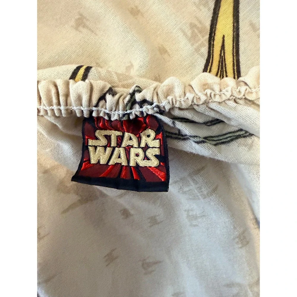 Star Wars Queen Bedding Sheet Set Naboo Bravo Squadron‎ Spaceships Vintage